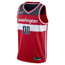 Load image into Gallery viewer, Men's Fanatics Branded Red Washington Wizards Fast Break Custom Replica Jersey  Icon Edition Red