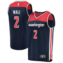 Load image into Gallery viewer, Men's Fanatics Branded John Wall Navy Washington Wizards Fast Break Replica Jersey  Statement Edition  Navy