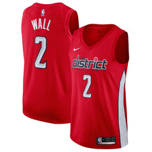 Load image into Gallery viewer, Men's Nike John Wall Red Washington Wizards / Swingman Jersey – Earned Edition  Red