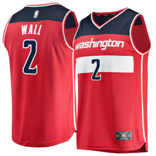 Load image into Gallery viewer, Men's Fanatics Branded John Wall Red Washington Wizards Fast Break Replica Jersey  Icon Edition  Red