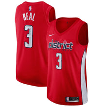 Load image into Gallery viewer, Men's Nike Bradley Beal Red Washington Wizards / Swingman Jersey – Earned Edition Red