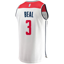 Load image into Gallery viewer, Men's Fanatics Branded Bradley Beal White Washington Wizards Fast Break Replica Jersey  Association Edition  White