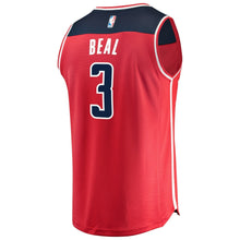 Load image into Gallery viewer, Men's Fanatics Branded Bradley Beal Red Washington Wizards Fast Break Replica Jersey  Icon EditionRed