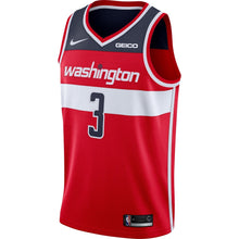 Load image into Gallery viewer, Men's Nike Bradley Beal Red Washington Wizards Custom Swingman Sponsor Patch JerseyRed
