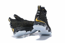 Load image into Gallery viewer, Nike Lebron XV 15 Black Gold Men Shoes Sale Size US7,8,8.5,9,10,11,12