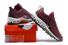 Load image into Gallery viewer, Nike Air Max 97 Wine Red White Shoes Sale Men Size US 7, 8, 8.5, 9, 10, 11