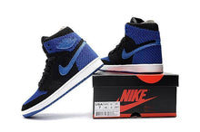 Load image into Gallery viewer, Nike Air Jordan 1 High Retro Flyknit Navy Black Shoes Basketball Men