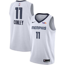 Load image into Gallery viewer, Men's Nike Mike Conley Memphis Grizzlies Swingman Sponsor Patch Jersey  Association Edition  White