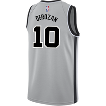 Load image into Gallery viewer, Derozan San Antonio Spurs Men's Nike  Statement Edition Swingman Personalized Jersey   Grey