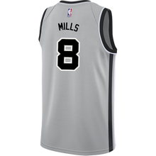 Load image into Gallery viewer, Mills San Antonio Spurs Men's Nike  Statement Edition Swingman Personalized Jersey   Grey