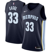 Load image into Gallery viewer, Men's Nike Marc Gasol Memphis Grizzlies Swingman Jersey  Icon Edition  Navy