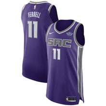 Load image into Gallery viewer, Men's Nike Yogi Ferrell Purple Sacramento Kings Authentic Sponsor Patch Jersey – Icon Edition