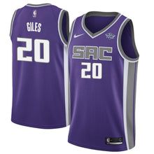 Load image into Gallery viewer, Men's Nike Harry Giles Purple Sacramento Kings Swingman Sponsor Patch Jersey  Icon Edition