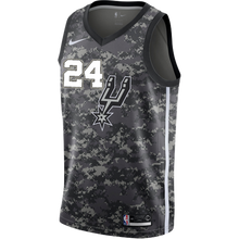 Load image into Gallery viewer, Hilliard San Antonio Spurs Men's Nike  City Edition Swingman Personalized Jersey  Navy