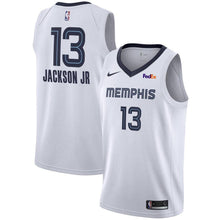 Load image into Gallery viewer, Men's Nike Jaren Jackson Jr. Memphis Grizzlies Swingman Sponsor Patch Jersey  Association Edition  White