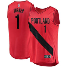 Load image into Gallery viewer, Evan Turner Portland Trail Blazers Fast Break Player Jersey  Statement Edition  Red