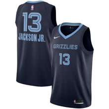 Load image into Gallery viewer, Men's Nike Jaren Jackson Memphis Grizzlies Swingman Team Jersey  Navy