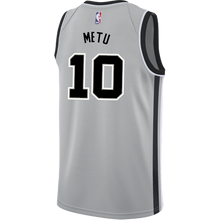 Load image into Gallery viewer, Metu San Antonio Spurs Men's Nike  Statement Edition Swingman Personalized Jersey   Grey