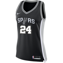 Load image into Gallery viewer, Hilliard San Antonio Spurs Women's Nike Custom Personalized Icon Swingman Jersey  Black