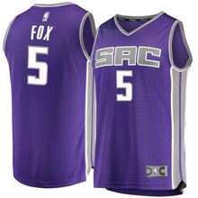 Load image into Gallery viewer, Men's Fanatics Branded De'Aaron Fox Purple Sacramento Kings Fast Break Jersey  Icon Edition