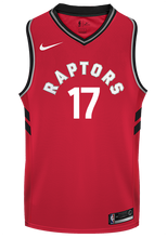 Load image into Gallery viewer, Raptors Men's Swingman Icon Mandarin Jersey  Lin  Red