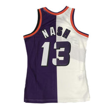 Load image into Gallery viewer, Nba Phoenix Suns Steve Nash Mitchell &amp; Ness Split Retro Swingman Jersey  White