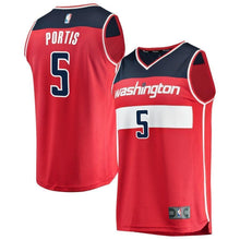 Load image into Gallery viewer, Men's Fanatics Branded Bobby Portis Red Washington Wizards Fast Break Replica Jersey – Icon Edition  Red