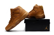 Load image into Gallery viewer, Nike Air Jordan 11 Retro Wheat Ginger Gum Yellow Basketball Men