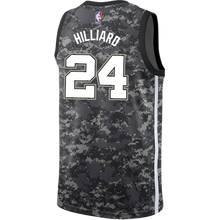 Load image into Gallery viewer, Hilliard San Antonio Spurs Men's Nike  City Edition Swingman Personalized Jersey  Navy