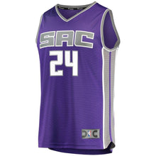 Load image into Gallery viewer, Men's Fanatics Branded Buddy Hield Purple Sacramento Kings Fast Break Jersey  Icon Edition