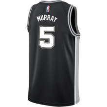 Load image into Gallery viewer, Murray San Antonio Spurs Men's Nike Custom Personalized Icon Swingman Jersey  Black