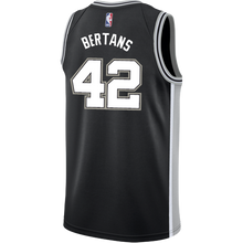 Load image into Gallery viewer, Bertans San Antonio Spurs Men's Nike Custom Personalized Icon Swingman Jersey  Black