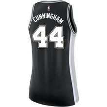 Load image into Gallery viewer, Cunningham San Antonio Spurs Women's Nike Custom Personalized Icon Swingman Jersey  Black
