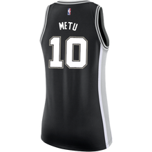 Load image into Gallery viewer, Metu San Antonio Spurs Women's Nike Custom Personalized Icon Swingman Jersey  Black