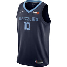 Load image into Gallery viewer, Men's Nike Ivan Rabb Memphis Grizzlies Swingman Sponsor Patch Jersey – Icon Edition  Navy