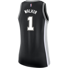 Load image into Gallery viewer, Walker San Antonio Spurs Women's Nike Custom Personalized Icon Swingman Jersey  Black