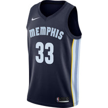Load image into Gallery viewer, Men's Nike Marc Gasol Memphis Grizzlies Swingman Jersey  Icon Edition  Navy
