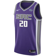 Load image into Gallery viewer, Men's Nike Harry Giles Purple Sacramento Kings Swingman Sponsor Patch Jersey  Icon Edition