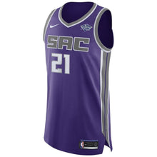 Load image into Gallery viewer, Men's Nike Deyonta Davis Purple Sacramento Kings Authentic Sponsor Patch Jersey – Icon Edition