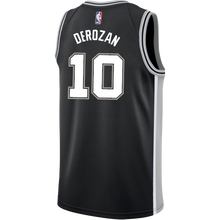 Load image into Gallery viewer, Derozan San Antonio Spurs Men's Nike Custom Personalized Icon Swingman Jersey  Black