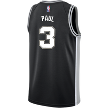 Load image into Gallery viewer, Paul San Antonio Spurs Men's Nike Custom Personalized Icon Swingman Jersey  Black