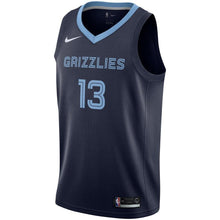 Load image into Gallery viewer, Men's Nike Jaren Jackson Memphis Grizzlies Swingman Team Jersey  Navy