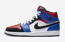 Load image into Gallery viewer, Nike Air Jordan 1 Mid Top 3 Three White Red Black BLue Shoes Basketball Men