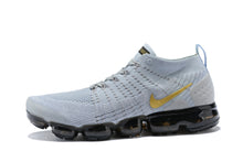 Load image into Gallery viewer, Nike Air Vapormax Flyknit 2 Grey Gold Shoes Sneakers Men Sale Size US 7, 8, 8.5, 9, 10, 11