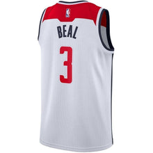 Load image into Gallery viewer, Men's Nike Bradley Beal White Washington Wizards Swingman Sponsor Patch Jersey  Association Edition  White