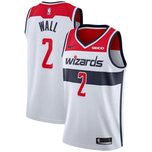Load image into Gallery viewer, Men's Nike John Wall White Washington Wizards Swingman Sponsor Patch Jersey  Association Edition White