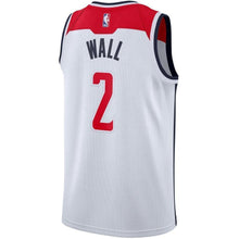 Load image into Gallery viewer, Men's Nike John Wall White Washington Wizards Swingman Sponsor Patch Jersey  Association Edition White