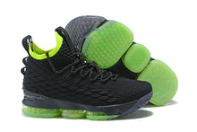 Load image into Gallery viewer, Nike Lebron XV 15 Black Green Men Shoes Sale Size US7,8,8.5,9,10,11,12