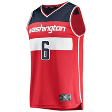 Load image into Gallery viewer, Men's Fanatics Branded Troy Brown Red Washington Wizards  NBA Draft First Round Pick Fast Break Replica Jersey – Icon Edition  Red