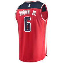 Load image into Gallery viewer, Men's Fanatics Branded Troy Brown Red Washington Wizards  NBA Draft First Round Pick Fast Break Replica Jersey – Icon Edition  Red